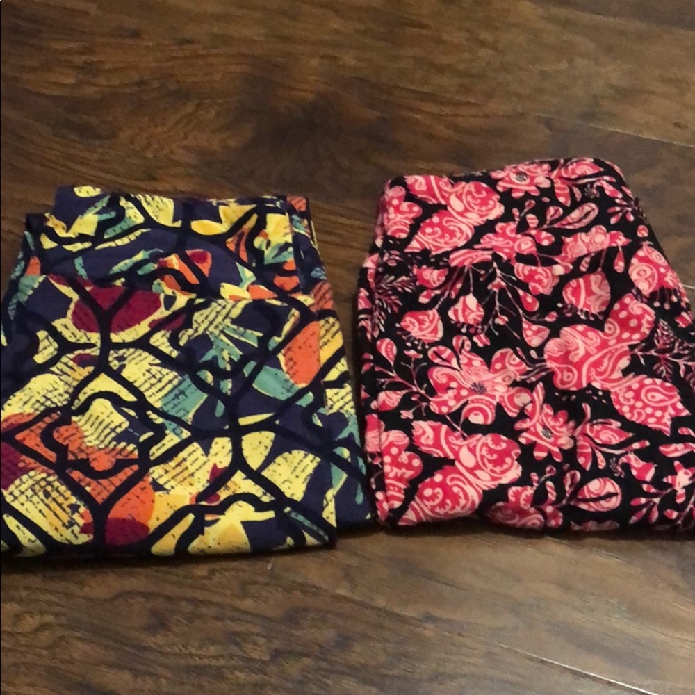Lularoe OS Leggings 2 for 1
